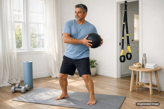 Adult strength training with joint-friendly form