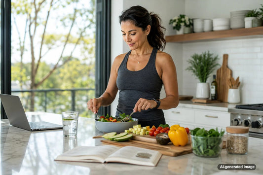 Healthy meal ingredients for building a balanced relationship with food