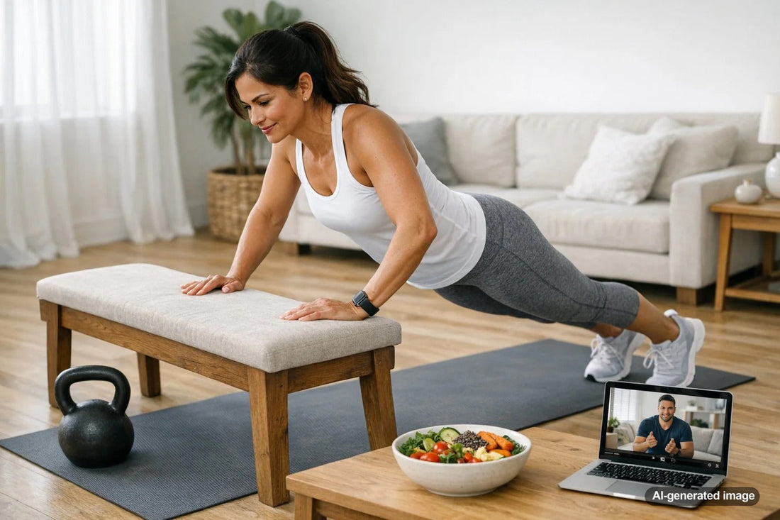 Adult restarting fitness with a sustainable workout approach