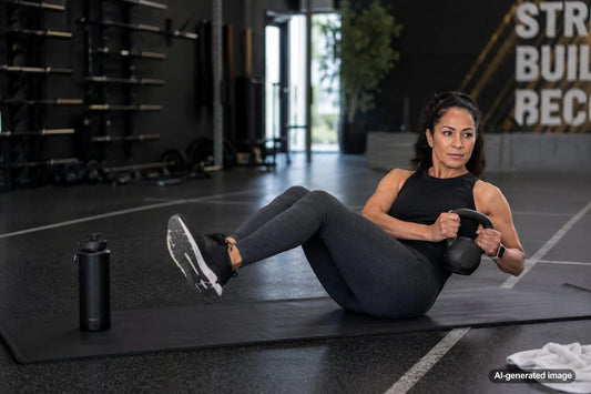 Adult athlete recovering between strength workouts