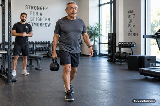Adult strength training while working each side independently