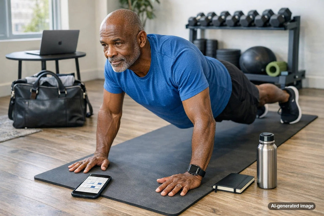 Adult strength training during a busy season