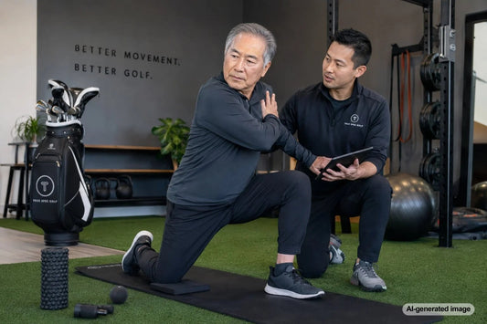 Adult reviewing a broader range of strength, mobility, and fitness progress measures