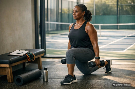 Person staying active and consistent with fitness despite a busy lifestyle