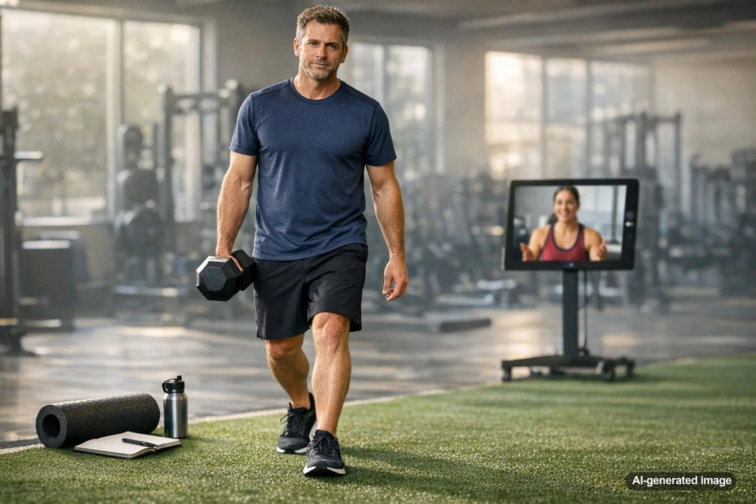 Person preparing to train on a low-motivation day