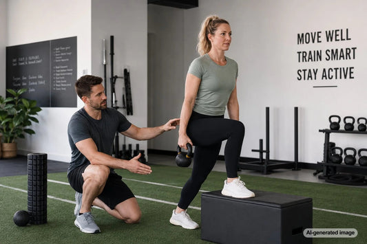 Adult training with controlled strength and mobility exercises for recreational activity readiness