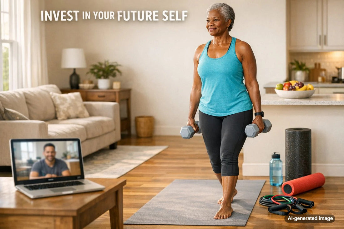 Health coaching for long-term strength and mobility