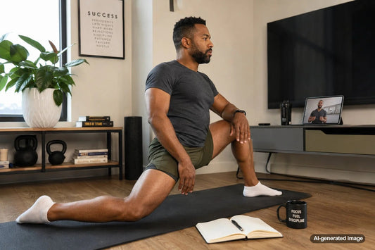 Adult planning a flexible fitness routine around a busy schedule
