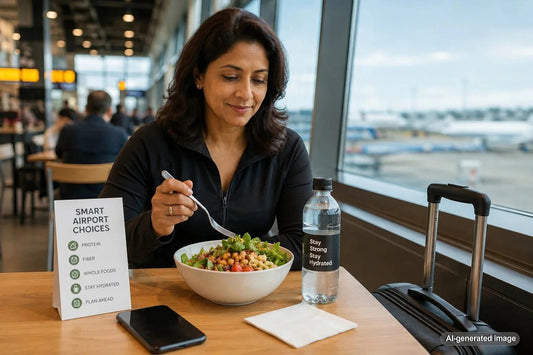Healthy airport food choices for busy travelers