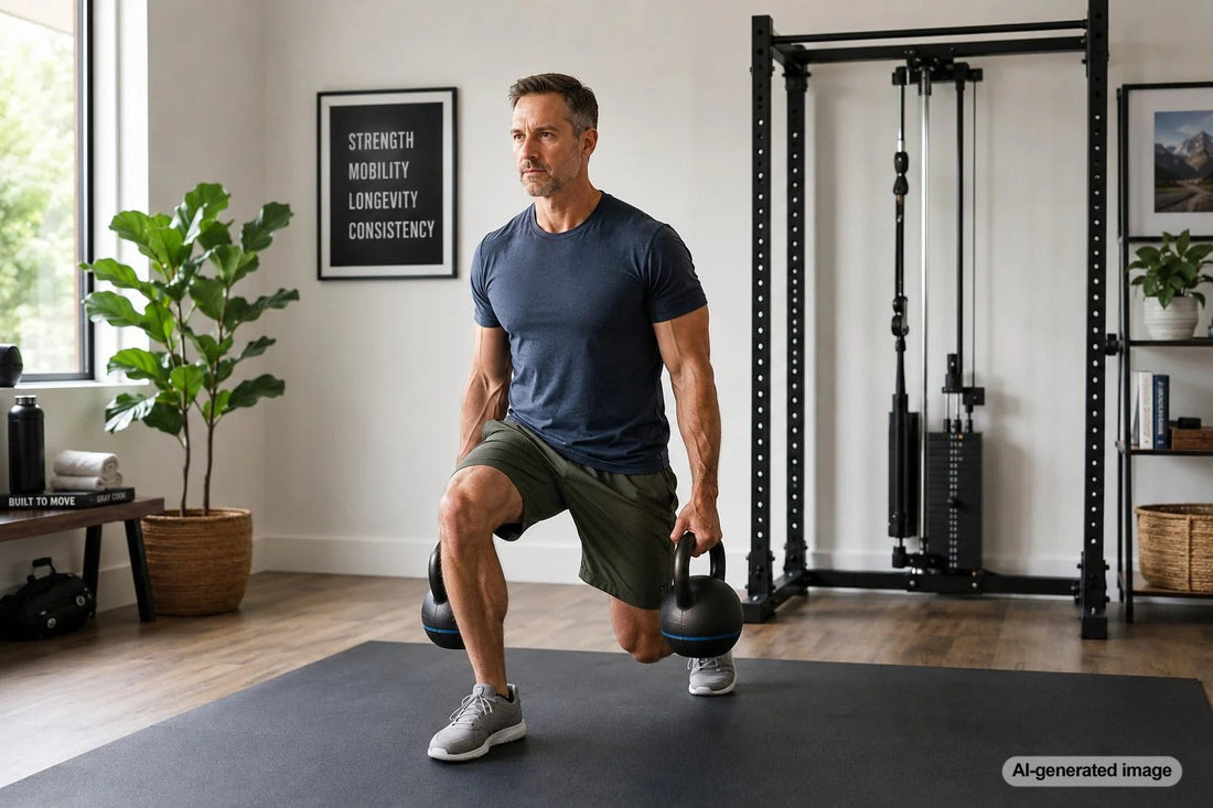 Adult strength training with a personal trainer for lean muscle gain