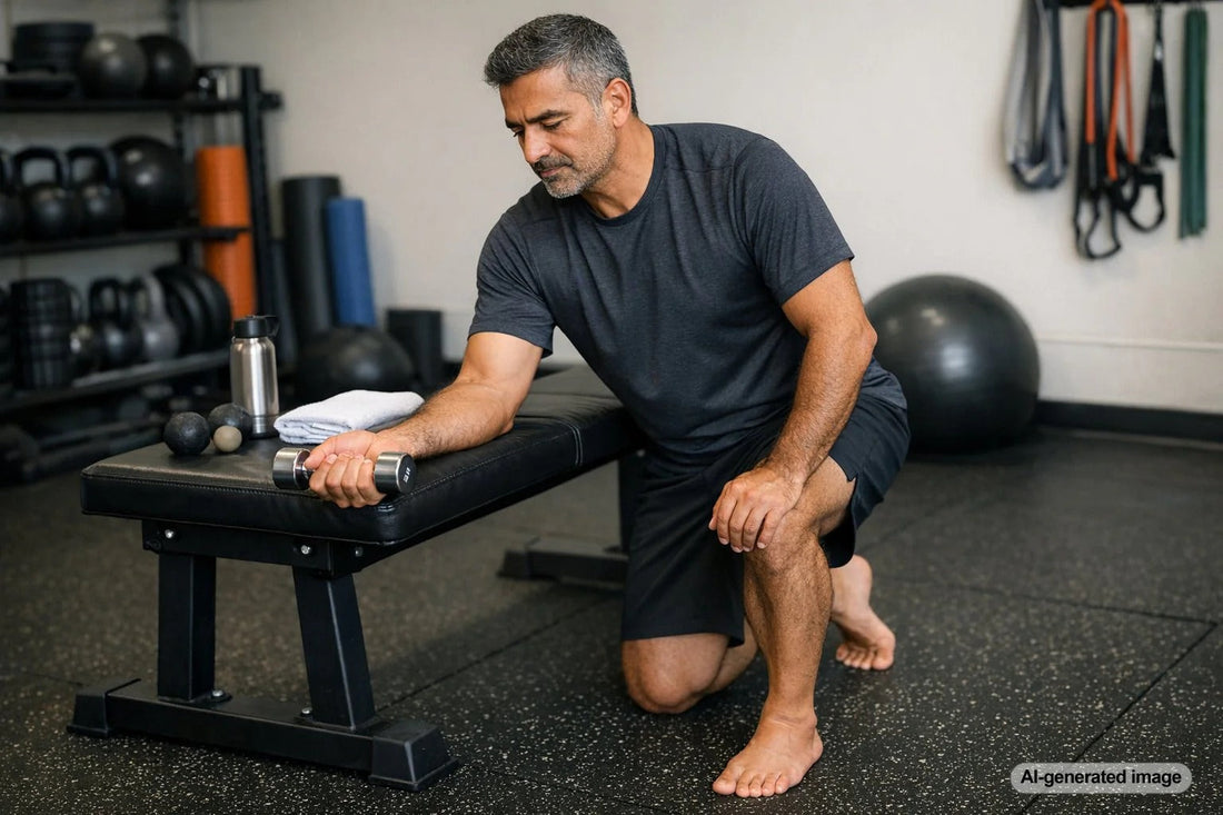 Forearm strengthening exercise for tennis elbow support