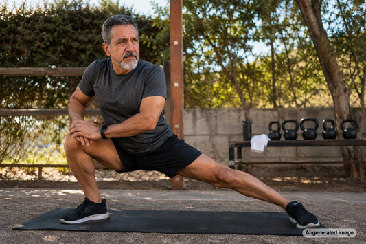 Adult strength training with weights to improve carrying ability