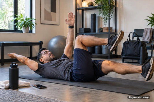 Busy adult fitting strength and mobility training around work and family responsibilities