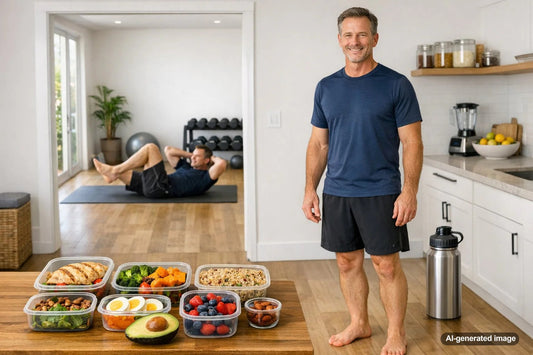 Healthy meal prep and practical nutrition choices for busy adults