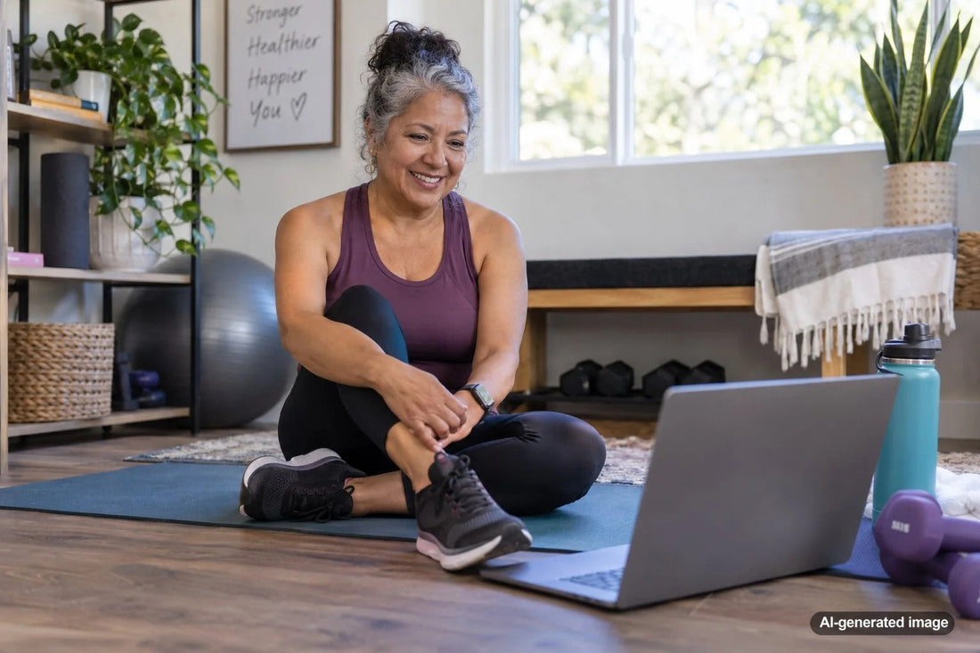 Adult reviewing fitness progress beyond the number on the scale