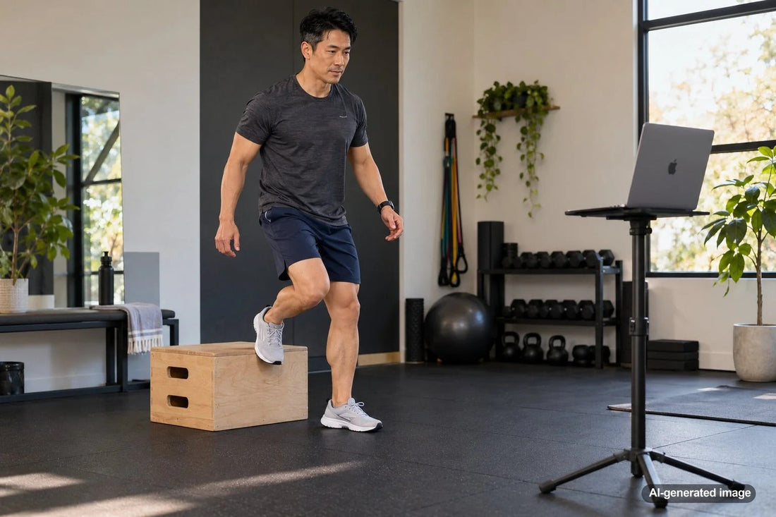 Adult gradually returning to impact exercise after a long training break