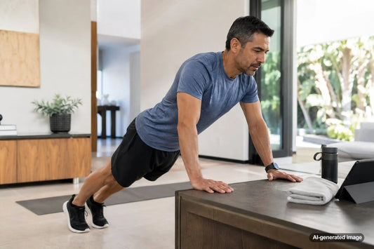 Adult gradually returning to strength training after medical clearance