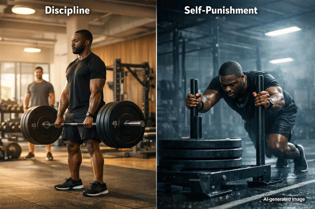 Difference between disciplined training and punishment-style workouts