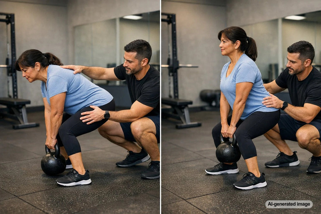 Busy adults training in a gym while learning to avoid common fitness mistakes