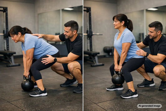 Busy adults training in a gym while learning to avoid common fitness mistakes