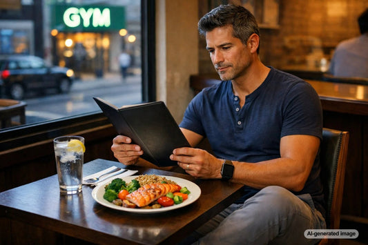 Restaurant table setting for a practical guide to eating out while staying on track