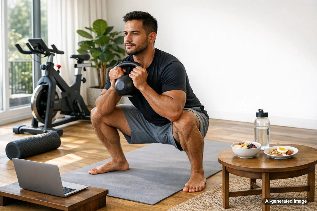 Adult training with cardio and strength focus for long-term health