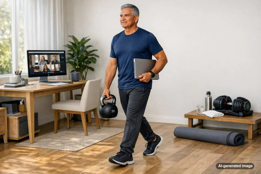 Adult training with a balanced fitness routine that supports real life