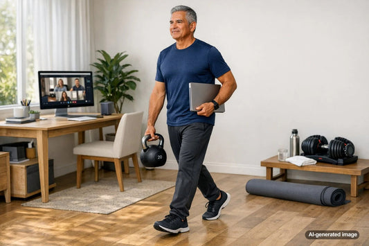 Adult training with a balanced fitness routine that supports real life