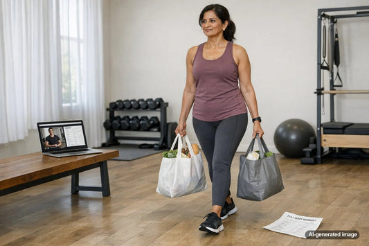 Busy professional planning a smarter workout routine