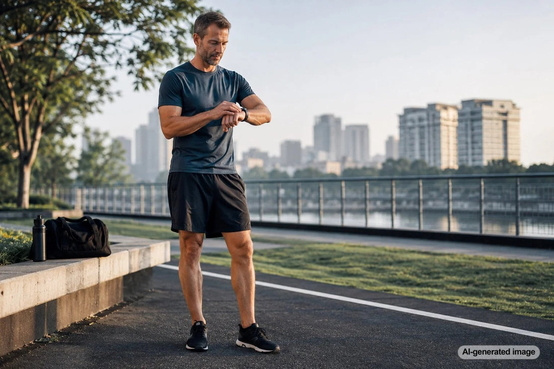 Busy professional recovering after an intense strength training workout