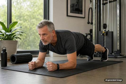 Adult doing light recovery movement on a rest day