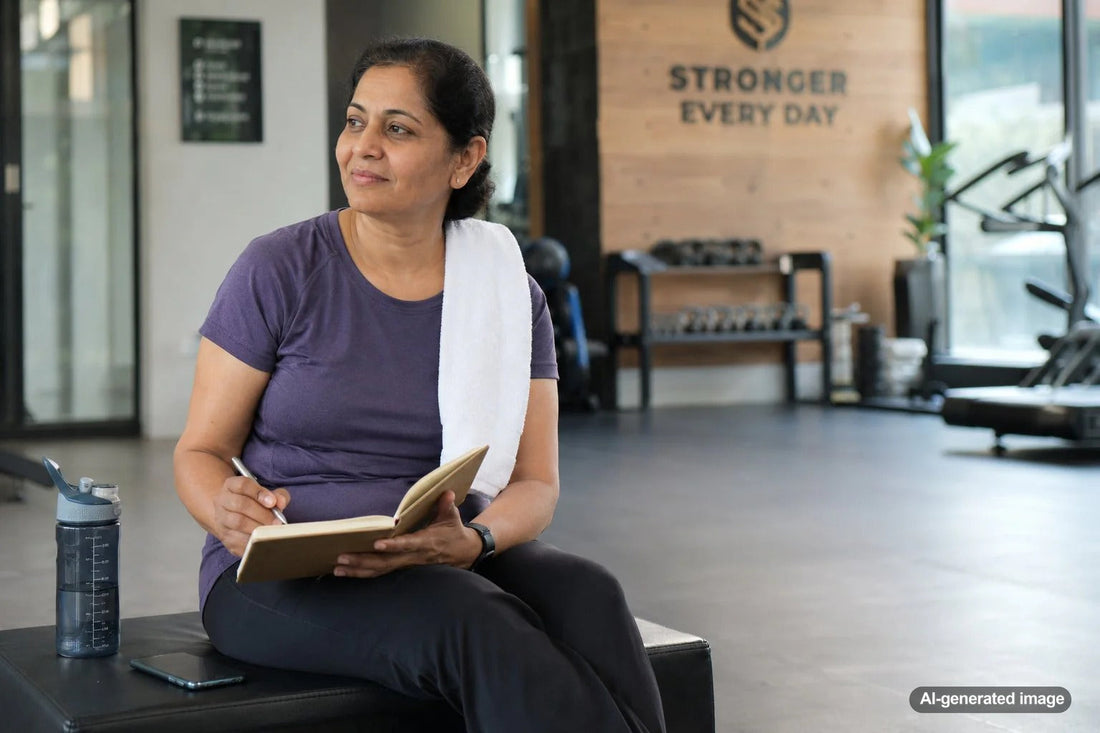 Adult taking a planned rest day from strength training