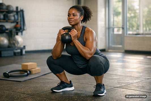 Person practicing yoga with focus on glute strength and hip stability